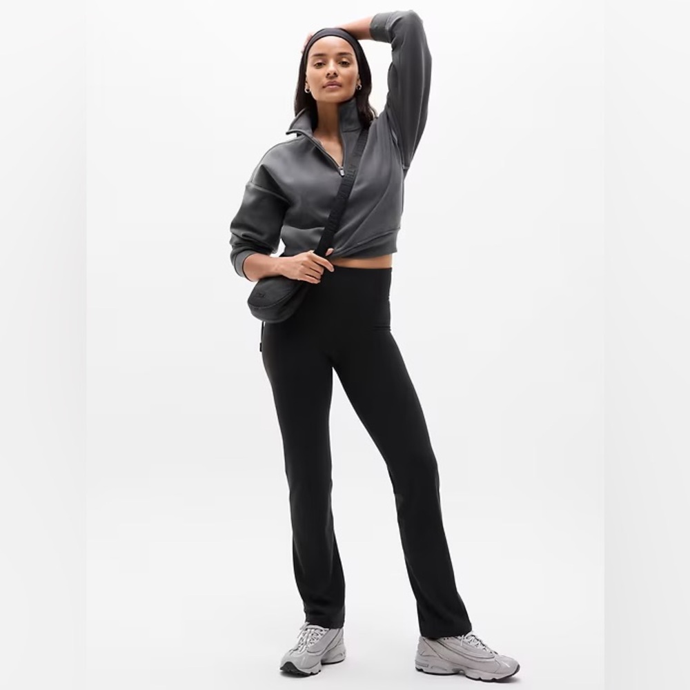 Athleta Black Flared Leggings